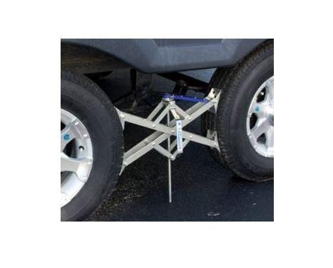 Wheel Chock "X-Chock" X-Tended Locking Scissor System for Tandem Wheels (2/PKG)