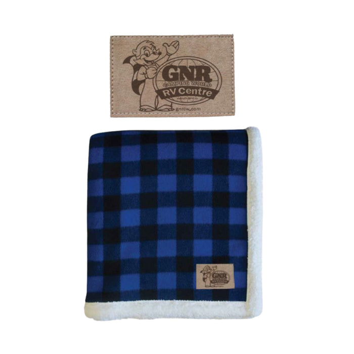 Lumberjack Sherpa Throw Blanket -GNR  [Various Colours]