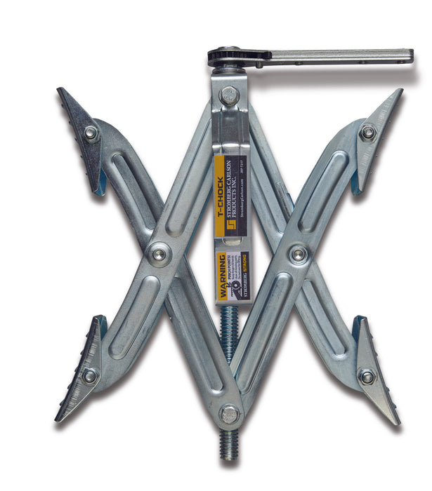 Wheel Chock "T-Chock" Scissor System for Tandem Wheels (2/PKG)