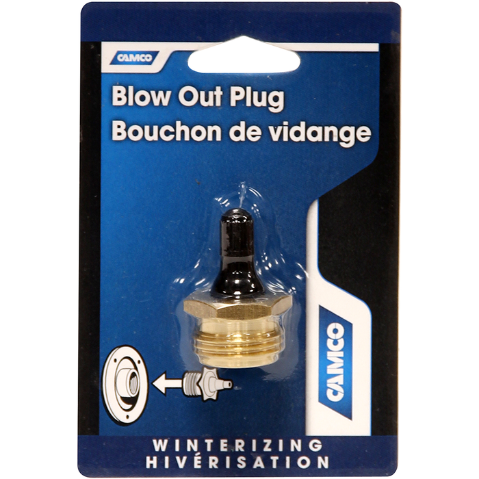 Blow Out Plug - Brass