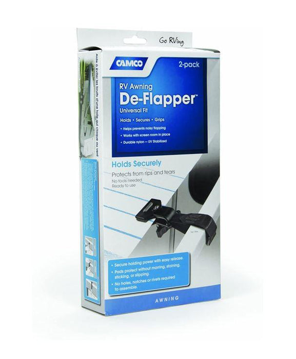 Awning Fabric Clamps - "De-Flapper" (2/PKG)