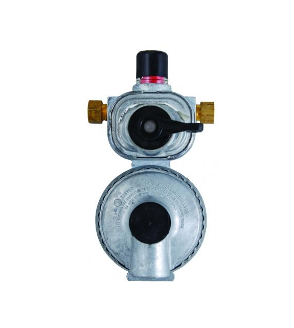 Propane Regulator for Dual Tank (Straight Vent)