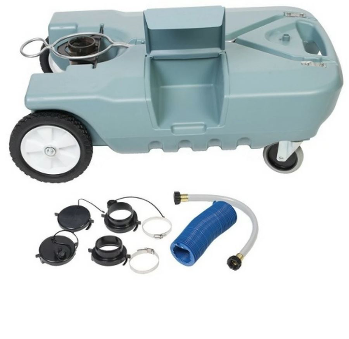 Portable 4 Wheel Holding Tank [ 25 Gal ] - "Tote-N-Stor"